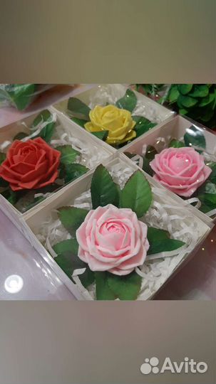 Цветы из мыла