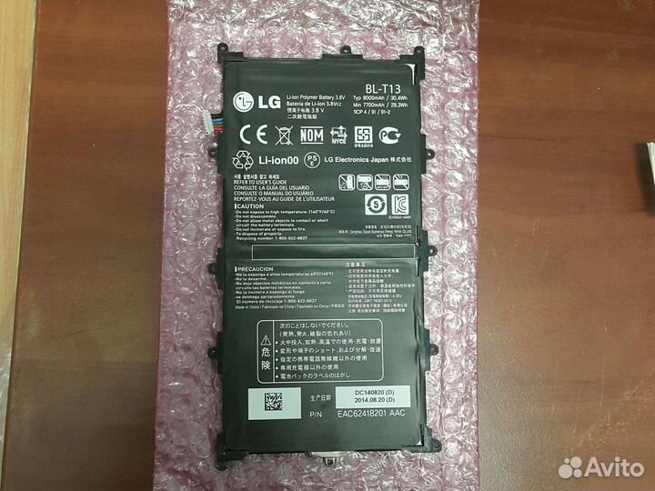 LG G Pad 10.1 V700 аккумулятор BL-T13 ориг