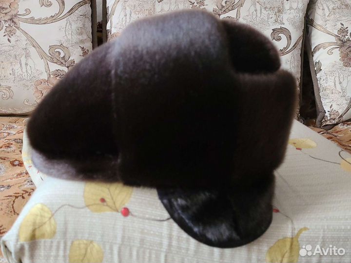 Меховая мужская кепка