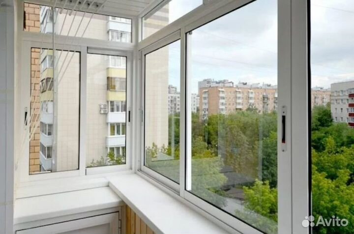 Застекление балкона качественно