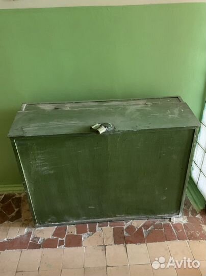 Ящик металлический; самовывоз; 121*39*85(92)см