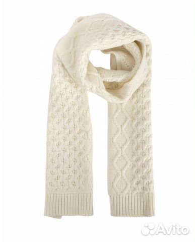Шарф gulliver для девочки, цвет молочный
