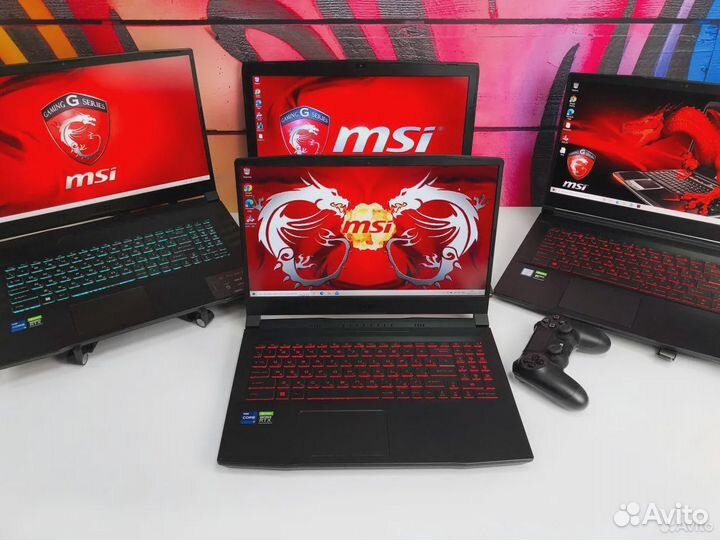 Мощные игровые ноутбуки MSI Geforce GTX/RTX+IPS