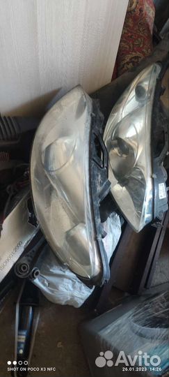 Фары на peugeot 407