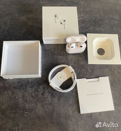 Беспроводные наушники apple airpods 3