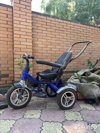 Велосипед коляска с ручкой