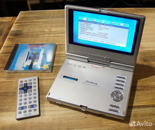 Портативный DVD плеер с LCD дисплеем 7 дюймов