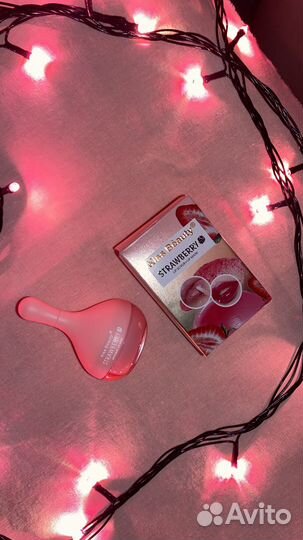 Скраб-маска для губ Kiss Beauty (мед/клубника)