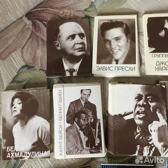 Карманные календарики, 90-91 гг, (музыканты)