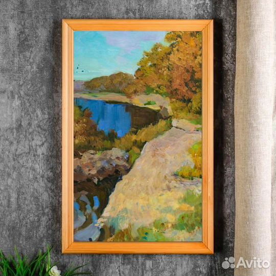 Осенний этюд северной реки Вага