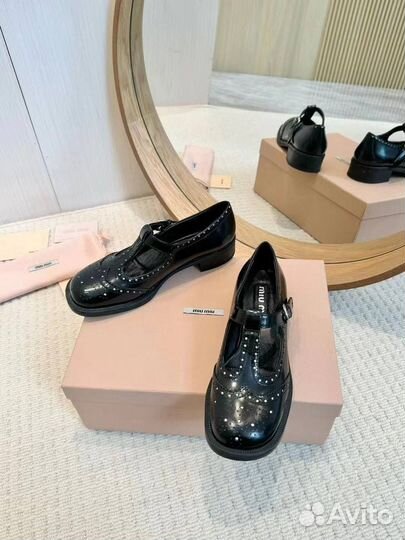 Туфли кожаные Miu Miu (36-41)