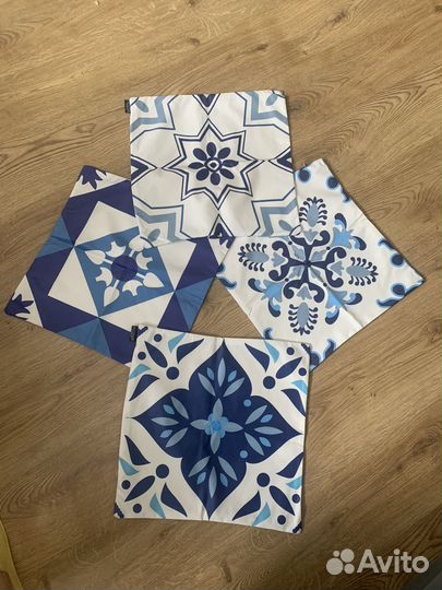 Набор декоративных наволочек с турецким орнаментом