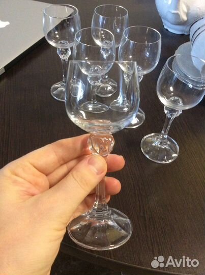 Хрустальные рюмки чехия новые