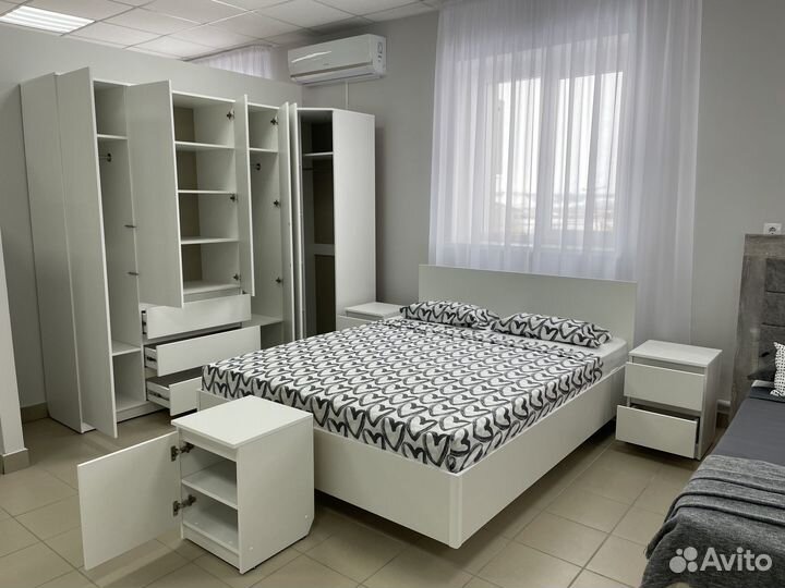 Тумба прикроватная Бьянко с 2-мя ящиками