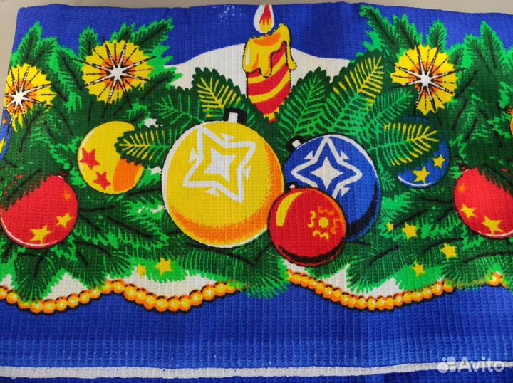 Скатерть новогодняя из хлопка