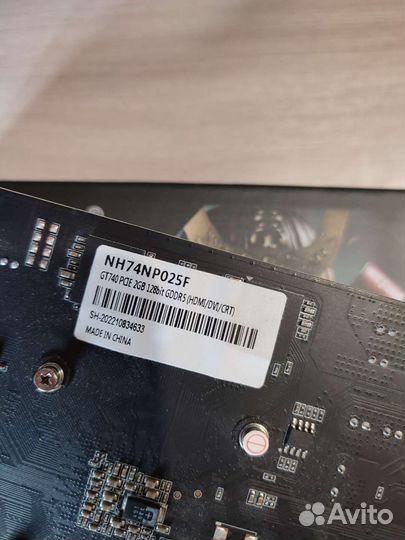 Видеокарта Nvidia geforce gt 740