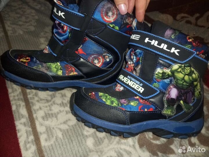 Сапоги зимние детские 34р