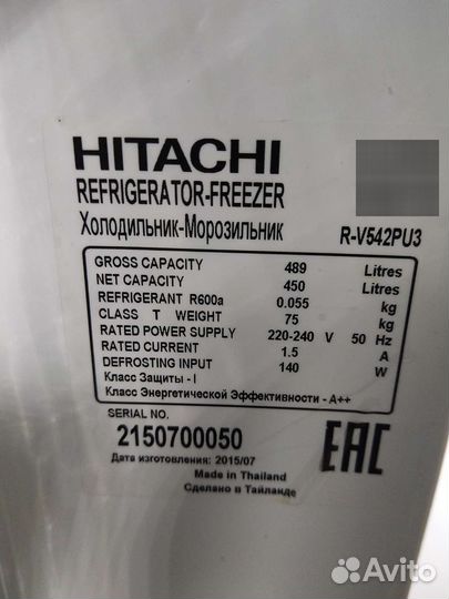 Холодильник hitachi. Разобран