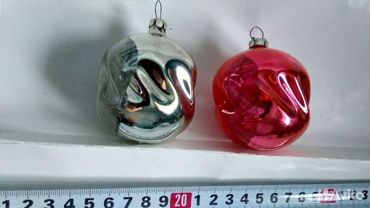 Ёлочные игрушки. СССР. Глинка