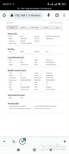 Роутер irz ru41u