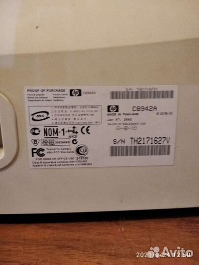 Цветной струйный принтерhp DeskJet 656С