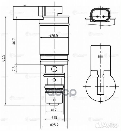 Клапан регулирующий компрессора lccv1801 luzar