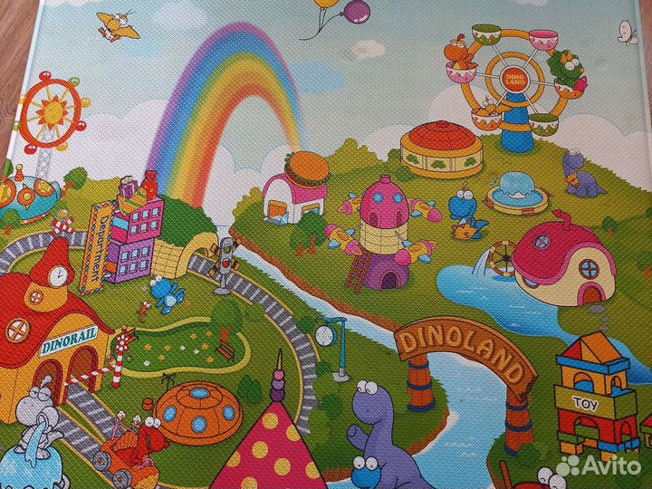 Детский коврик резиновый 140100