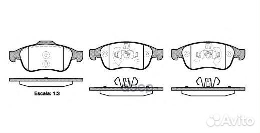 1248 10 GDB1789 440603905R колодки дисковые