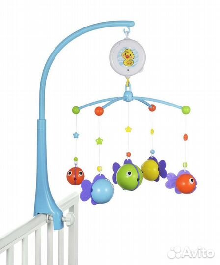 Мобиль на кроватку новый, игрушки для купания