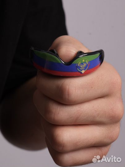 Капа боксерская с флагом