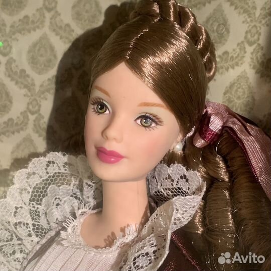 Викторианская Барби с мишкой Victorian Barbie