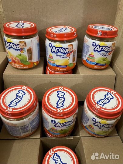Фруктовое пюре агуша обмен