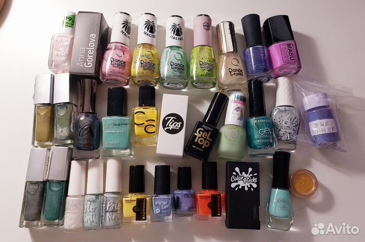 Лак для ногтей Tips Color Flecks Masura