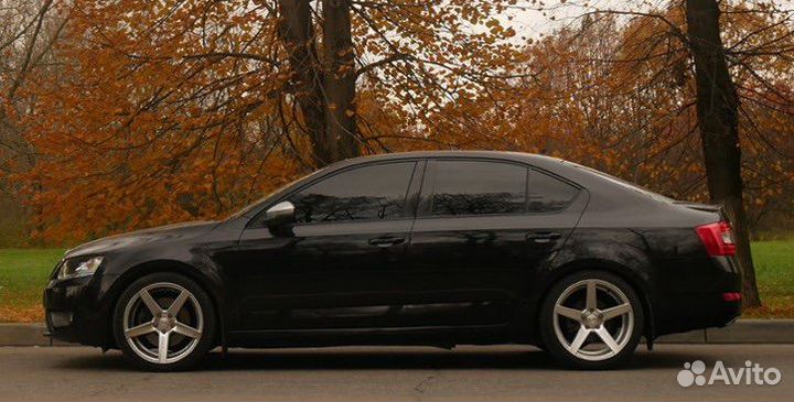 Пружины с занижением -35 mqb octavia a7, golf 7