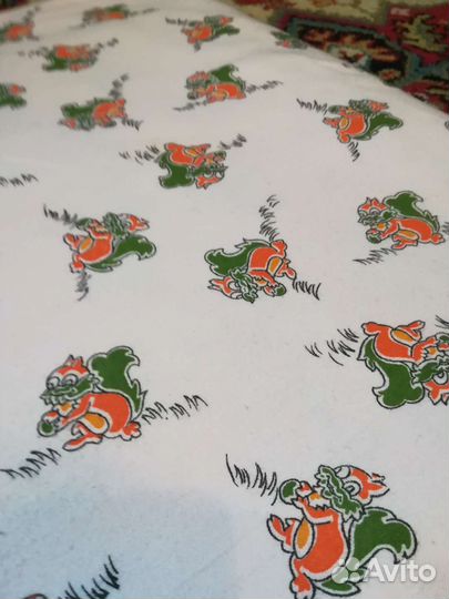 Отрез ткани (фланель) СССР для детских пелёнок