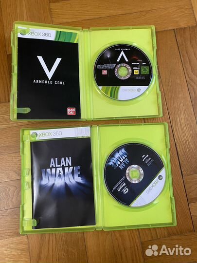 Комплект игр:Armored core V и Alan Wake(xbox 360)