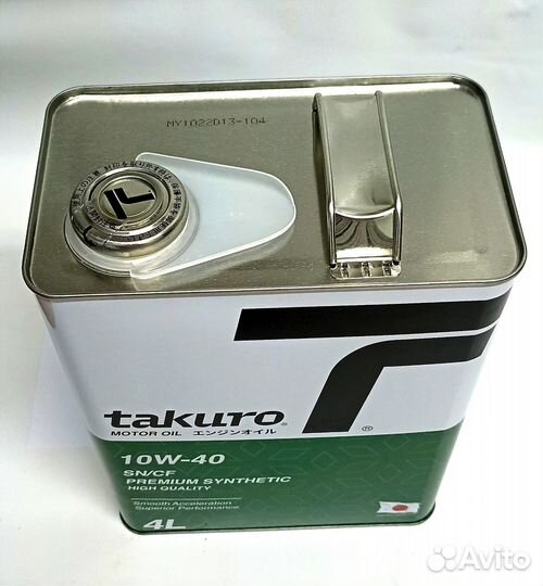 Масло моторное Takuro 10w40 полусинтетика 4+1 л