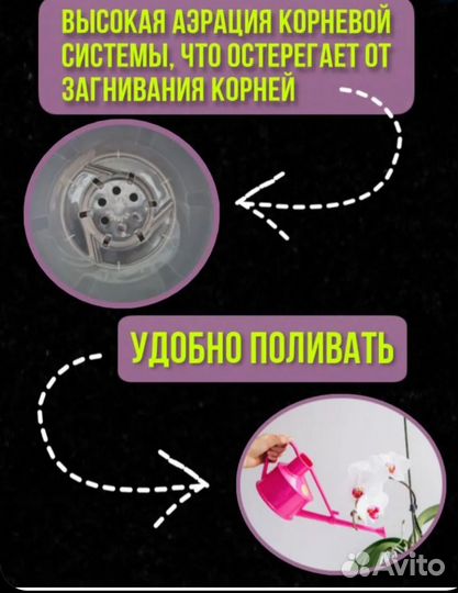 Набор горшков для цветов(5 шт.)