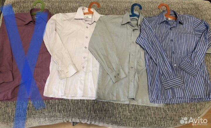 Рубашка школьная (разные размеры) для мальчика