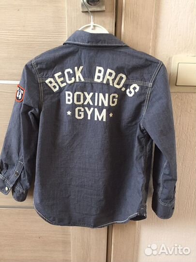 Стильные рубашки для мальчика 2-4 года