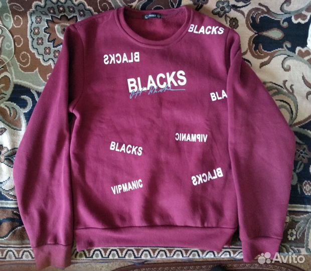 Джемпер, бордовый