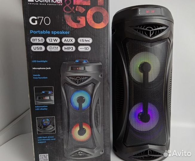 Колонка беспроводная bluetooth defender новая