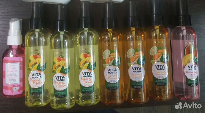 Спреи для тела Avon и Faberlic