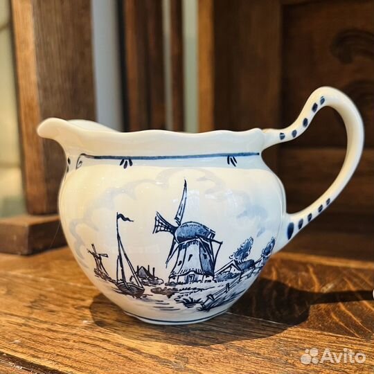 Молочник Дельфтский фаянс