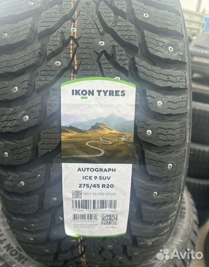 Ikon Tyres Autograph Ice 9 SUV 275/45 R20 и 305/40 R20 112T