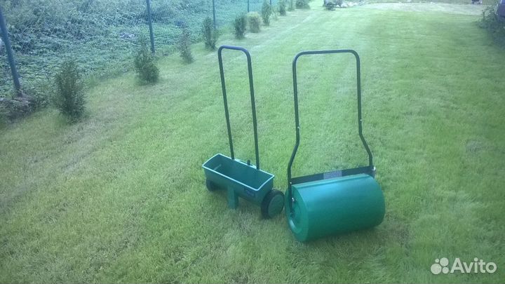 Каток газонный, сеялка для газона в аренду
