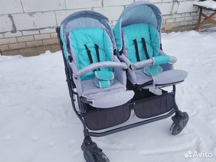 Коляска для двойни 2 в 1