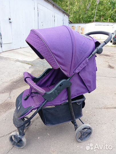 Прогулочная коляска для девочки фиолетовая