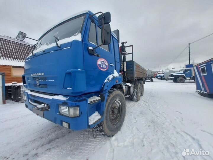 Бортовой грузовик КАМАЗ 43118 с КМУ FASSI, 2011