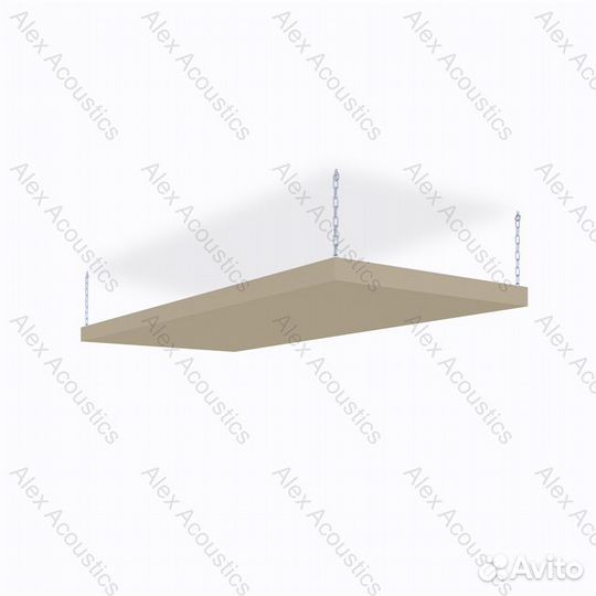 Акустическая панель для потолка cloud-A Beige